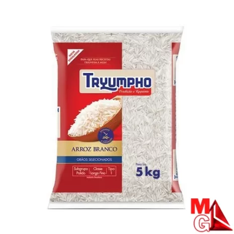 ARROZ AGULHINHA TIPO 1 5KG TRYUMPHO CAMIL Mg Soluções em cesta basica